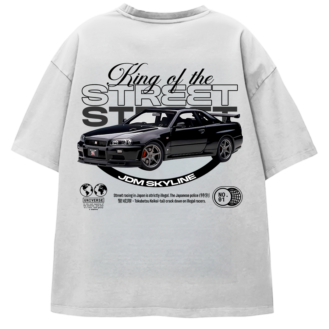 JDM street racer car - t-shirt design