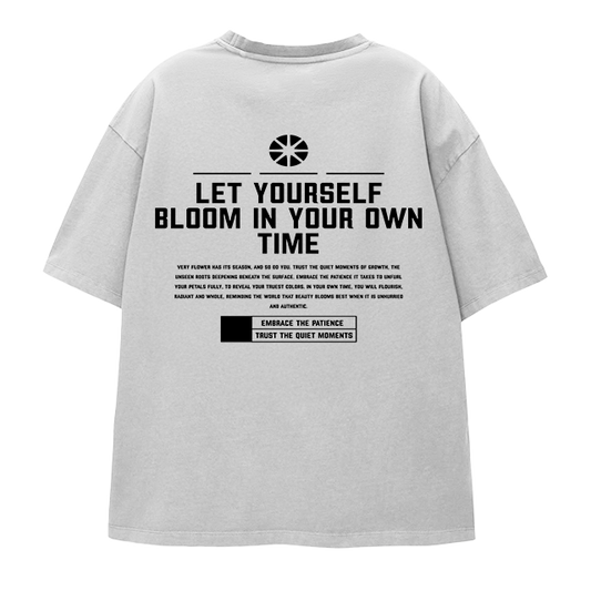 Let yourself bloom t-shirt design